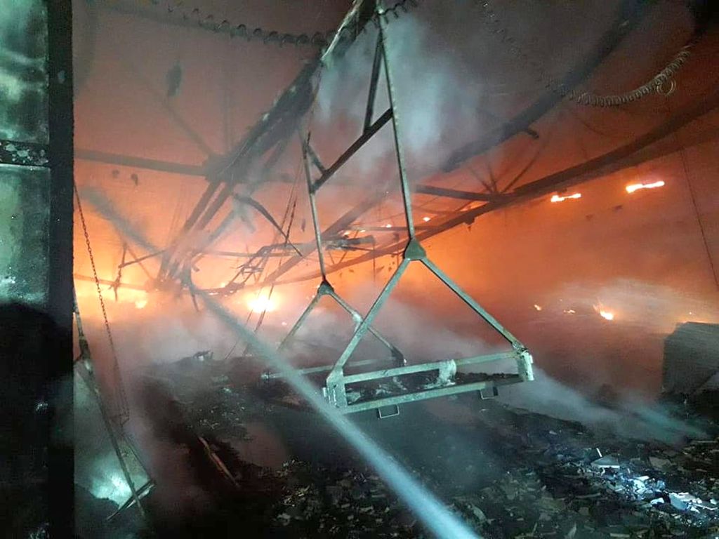 pożar, lubuskie, ogień, pożar w kurniku, pożar w Swarzynicach