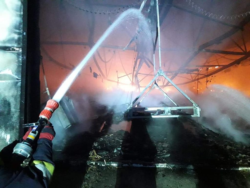 pożar, lubuskie, ogień, pożar w kurniku, pożar w Swarzynicach