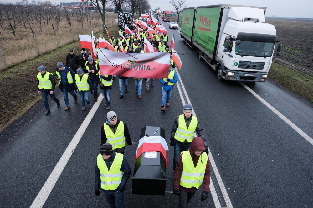 protesty rolników, blokady dróg krajowych, agrounia, michał Kołodziejczak, jan krzysztof ardanowski, produkcja żywności