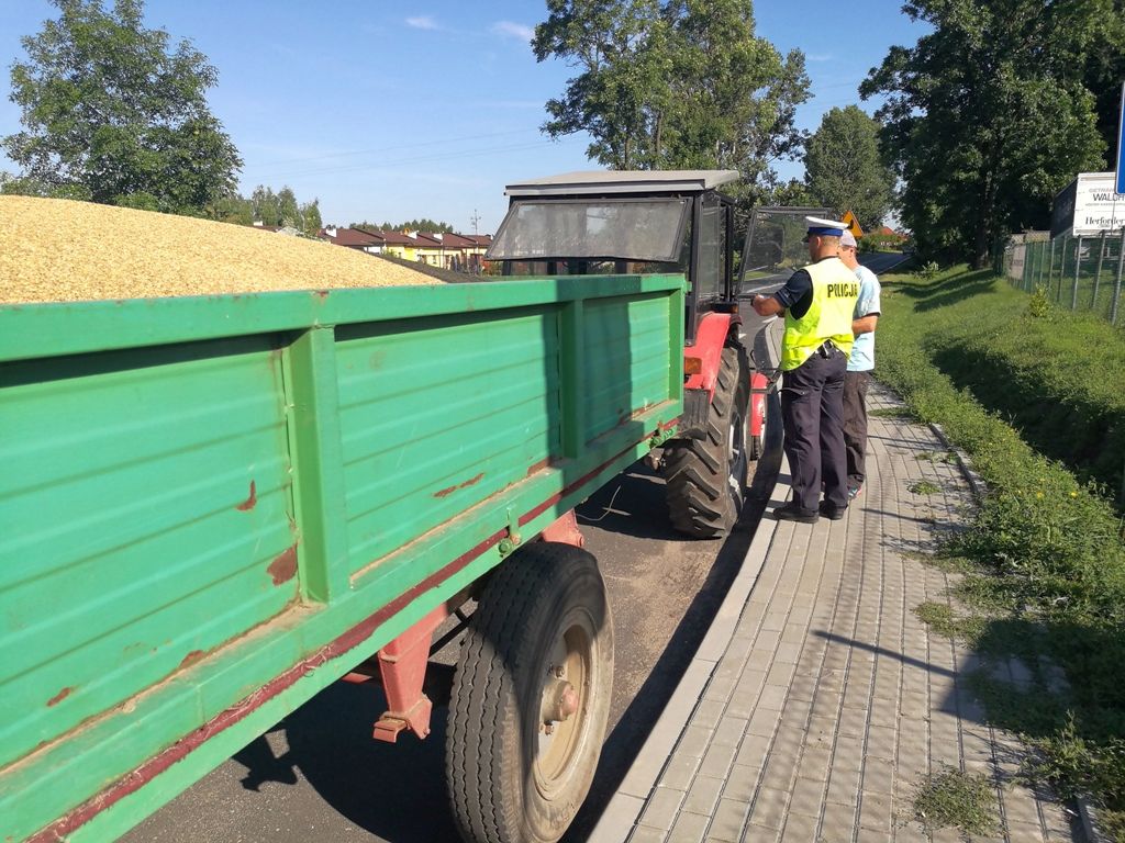 taryfikator mandatów, przewóz płodów rolnych, pędzenie zwierząt, bezpieczeństwo ruchu drogowego