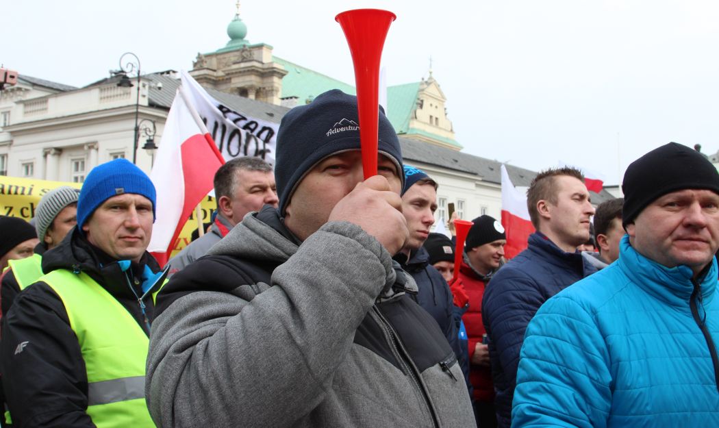 protest, rolnicy, Michał Kołodziejczak, AGROPowstanie2019, protest rolników w Warszawie