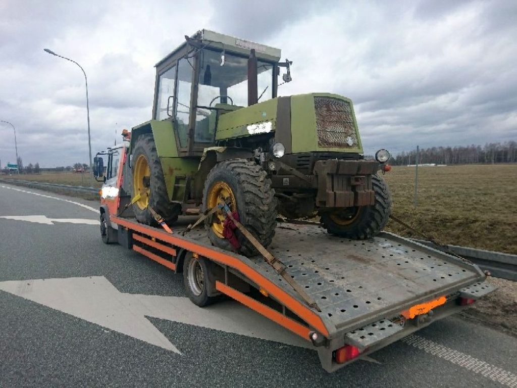 kontrola ciągników rolniczych, ważenie ciągników, Skrwilno, powiat rypiński, KMP Łódź