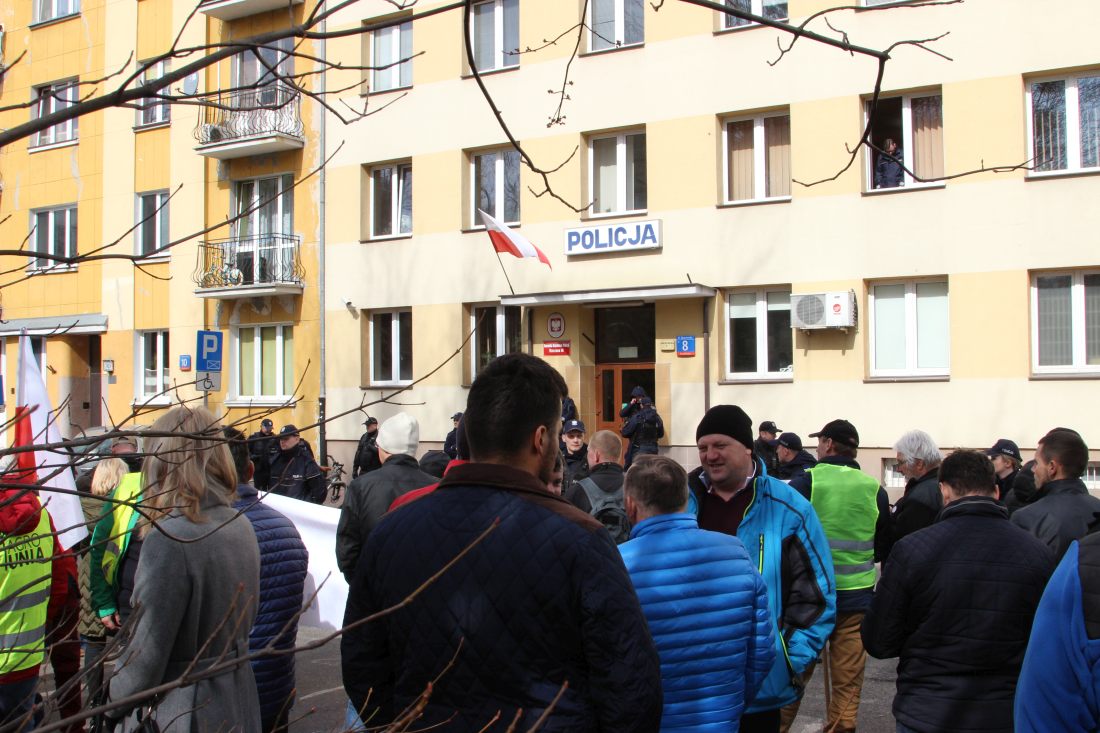 policja, Warszawa, AGROunia, protest rolników w Warszawie, Michał Kołodziejczak