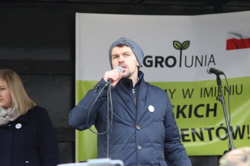 agrounia, protesty rolników, plac zawiszy, michał kołodziejczak, jan krzysztof ardanowski, andrzej lepper