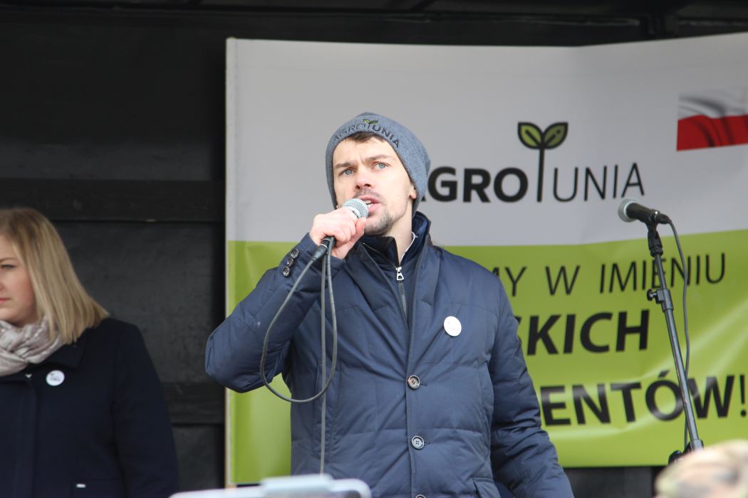 agrounia, protesty rolników, plac zawiszy, michał kołodziejczak, jan krzysztof ardanowski, andrzej lepper