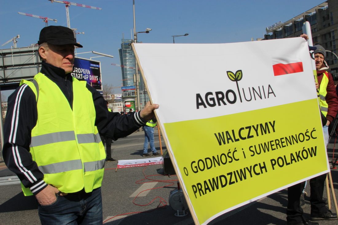 agrounia, protesty rolników, plac zawiszy, warszawa, mateusz morawiecki, jasieniec