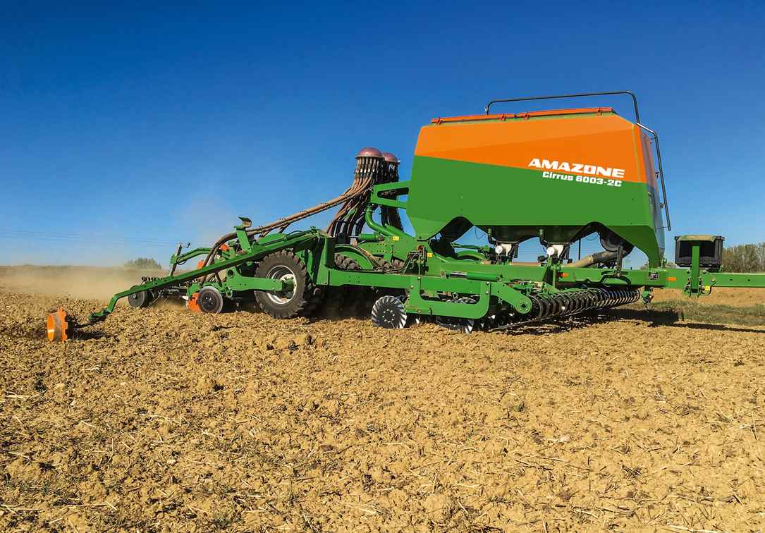 Amazone Cirrus 6003-2C z zespołem talerzy falistych Minimum TillDisc