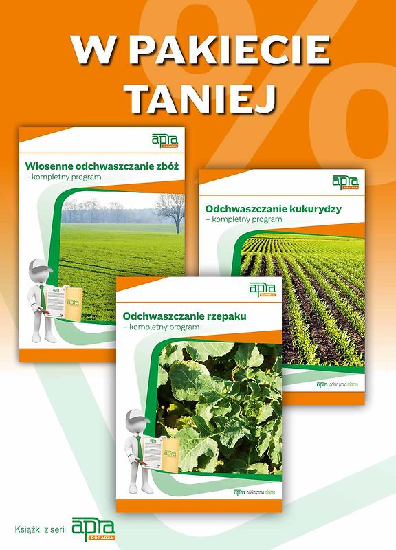 Pakiet książek: Wiosenne odchwaszczanie zbóż + Odchwaszczanie rzepaku + Odchwaszczanie kukurydzy