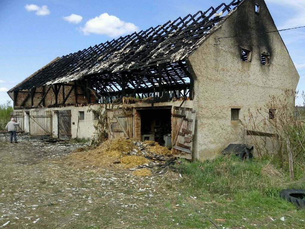 pożary w gospodarstwach, gmina Gietrzwałd, olsztynek, kmp olsztyn