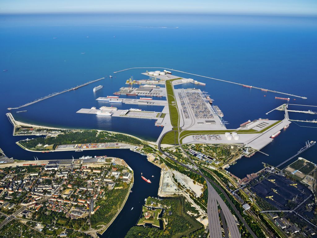 port centralny w gdańsku, terminal zbożowy, przeładunek płodów rolnych, gdańsk, marek gróbarczyk
