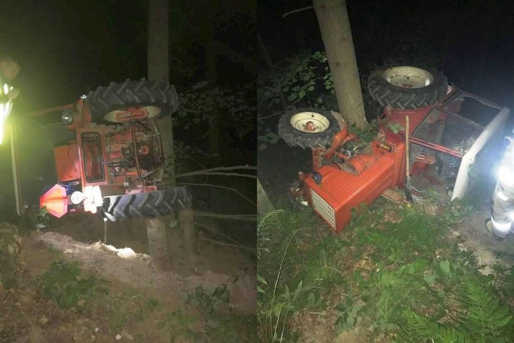 kradzież traktora, gmina Ciechanowiec, powiat wysokomazowiecki, podlasie