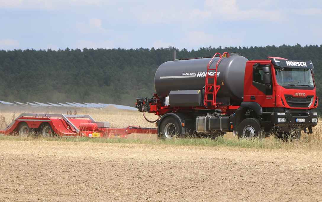 horsch shuttle,przyczepa do przewozu opryskiwacza