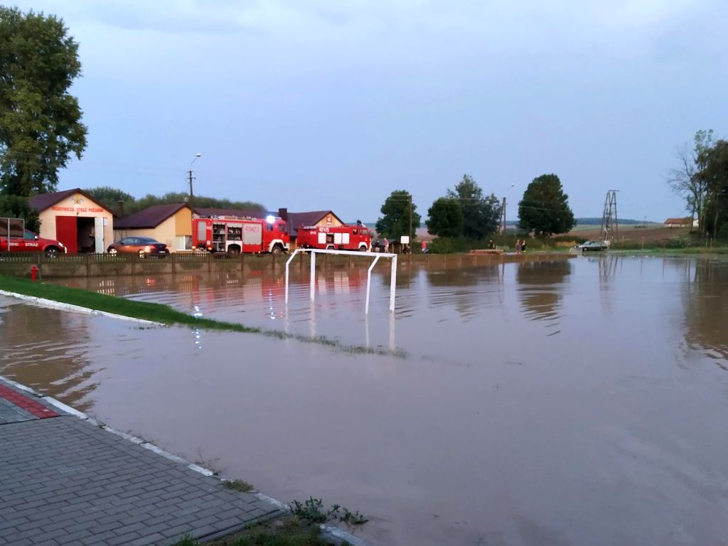 gmina Dołhobyczów, nawałnica, ulewa, powiat hrubieszowski
