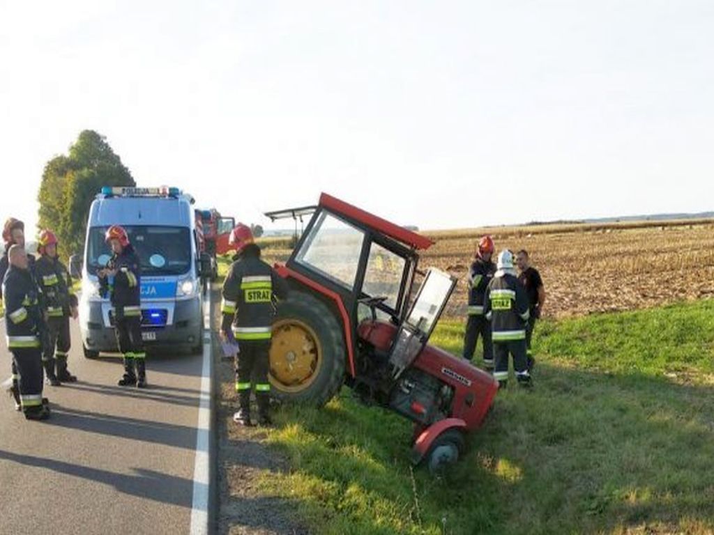 pijani traktorzyści, zdarzenia z udziałem ciągników rolniczych, rudna, urszulin, powiat włodawski