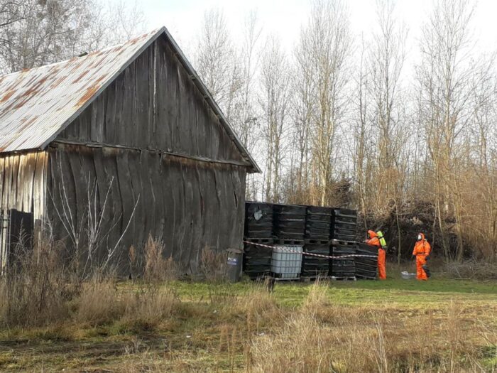 groźne odpady w gospodarstwach, ludwikowo, powiat płoński, Inspektorat Ochrony Środowiska