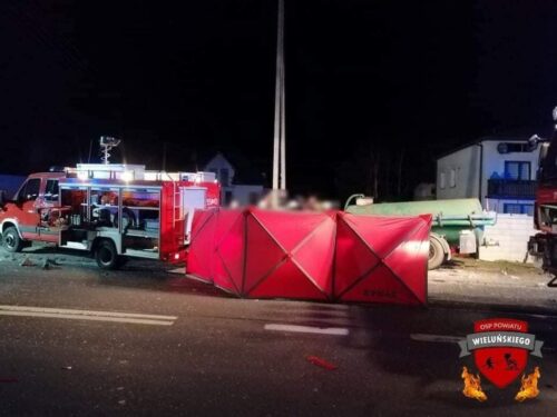 wypadki z udziałem ciągników, wypadki drogowe, Biała Parcela, powiat wieluński, Wydrza