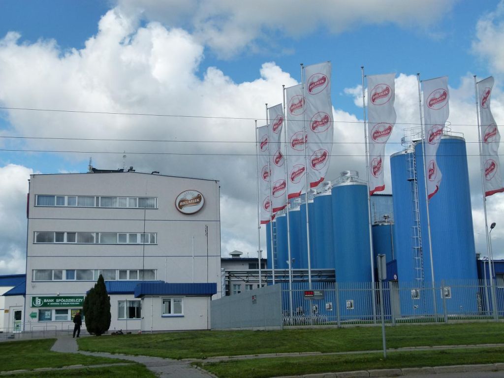 Spółdzielnia Mleczarska Bielmlek, Bielsk Podlaski, protest rolników, produkcja mleka, Tadeusz Romańczuk