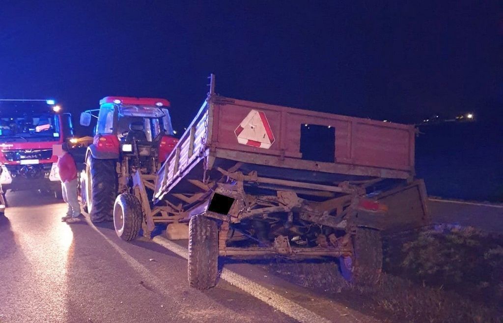 brzezie, powiat pleszewski, wypadki z udziałem ciągników rolniczych