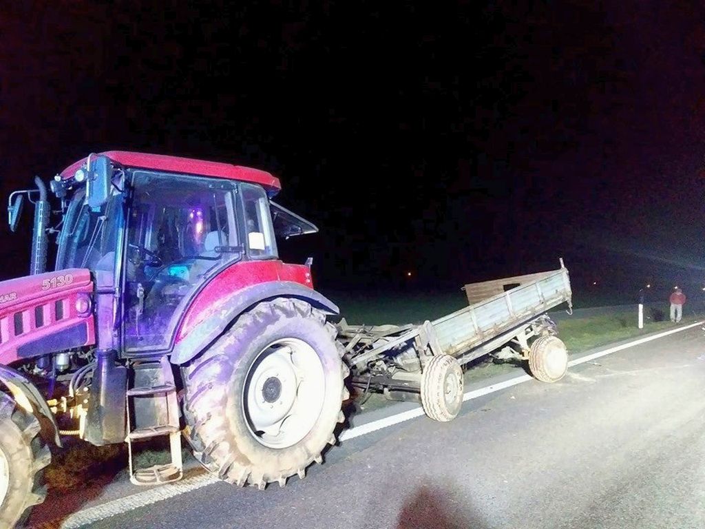 brzezie, powiat pleszewski, wypadki z udziałem ciągników rolniczych