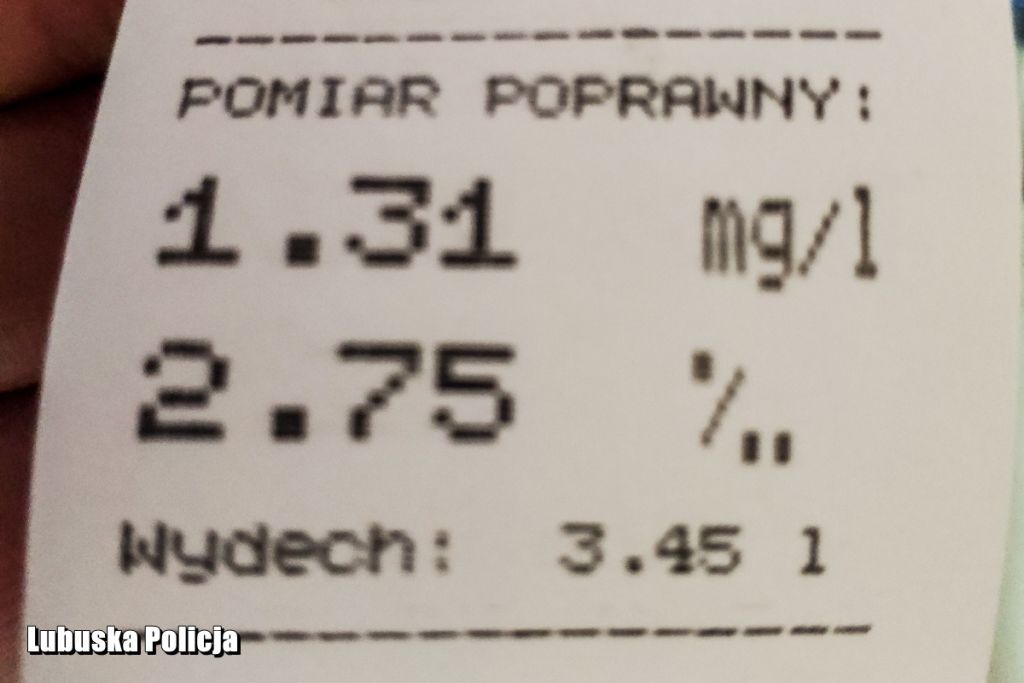 sulechów, Małgorzata Barska, KMP w Zielonej Górze, pijany kierowca