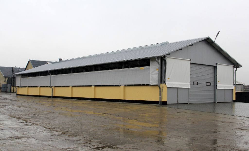 HZiNR Polanowice, otwarcie cielętnika, bydło mleczne, kojce indywidualne,