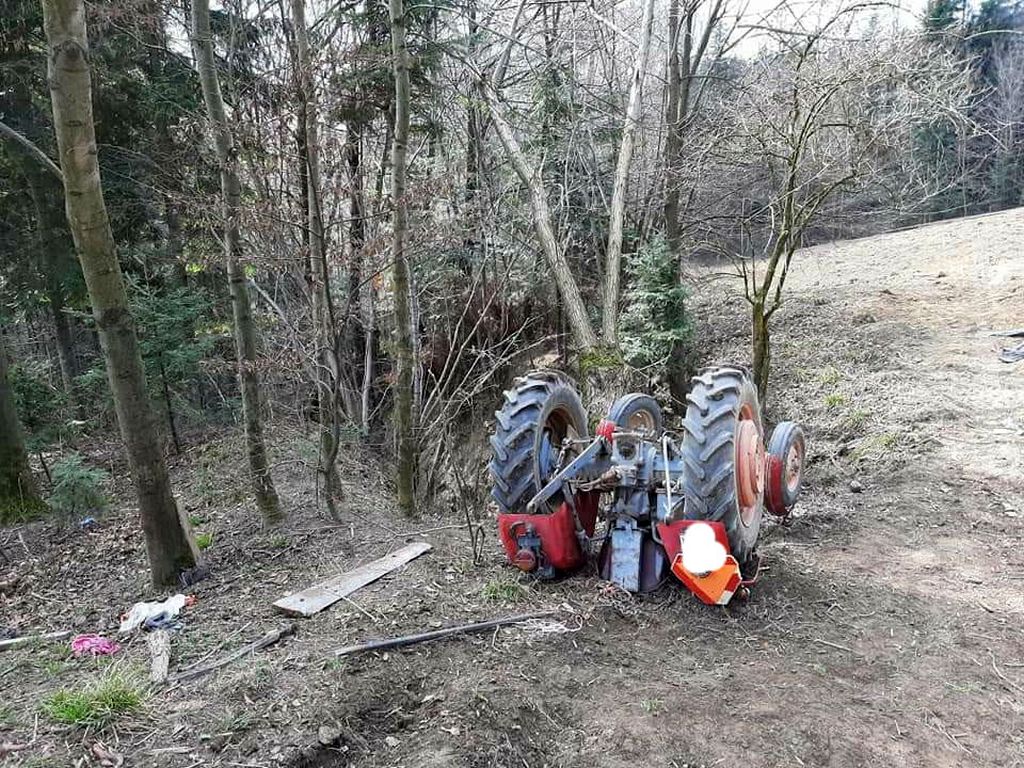 kradzież traktora, gmina Ciechanowiec, powiat wysokomazowiecki, podlasie