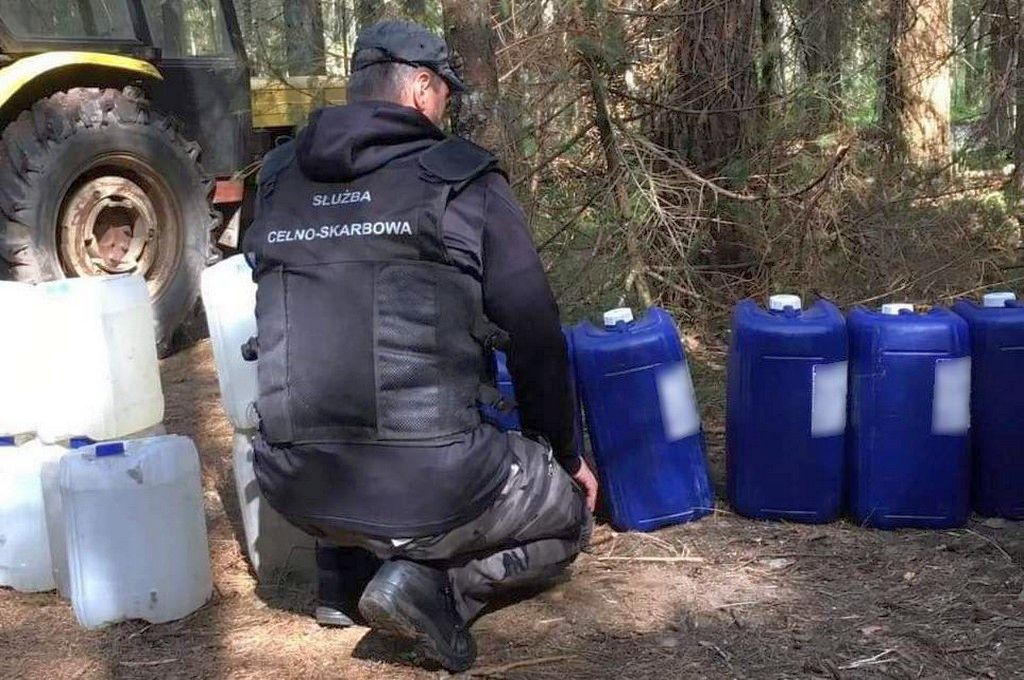leśna bimbrownia, Puszcza Knyszyńska, sokółka, Wierzchlesie, nielegalna produkcja alkoholu