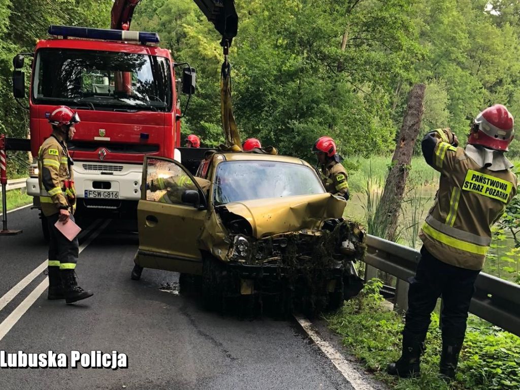 auto w stawie, Pałck, Kije, powiat świebodziński, Karol Wesołowski