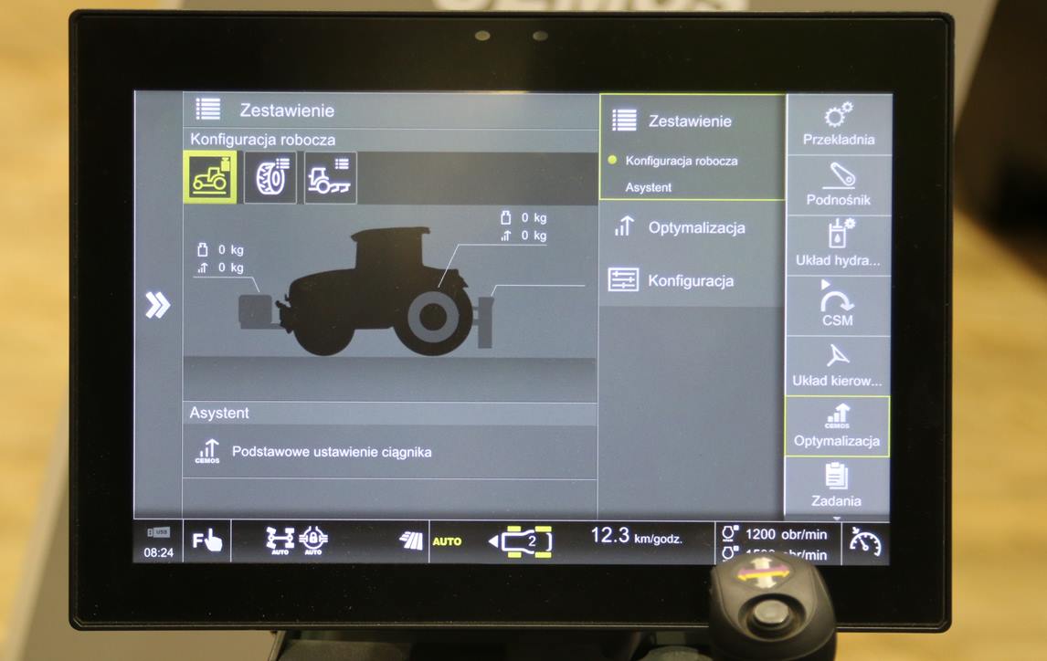 Claas Cemos w ciągniku