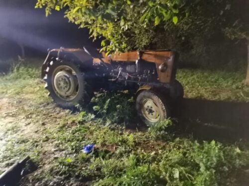 wypadki w gospodarstwach, śmierć pod traktorem, Sietesz, powiat przeworski, gmina piaski