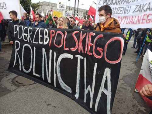 protest rolników w warszawie, ustawa o ochronie zwierząt, agrounia