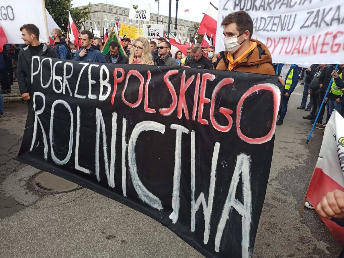 protest rolników w warszawie, ustawa o ochronie zwierząt, agrounia