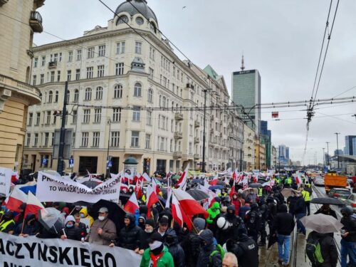 Michał Kołodziejczak, agrounia, protest rolników, piątka dla zwierząt
