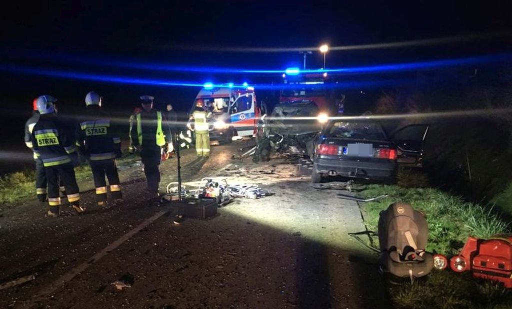 wypadki z udziałem ciągników rolniczych, wypadki na drogach, trasa Puck-Połczyno, powiat braniewski