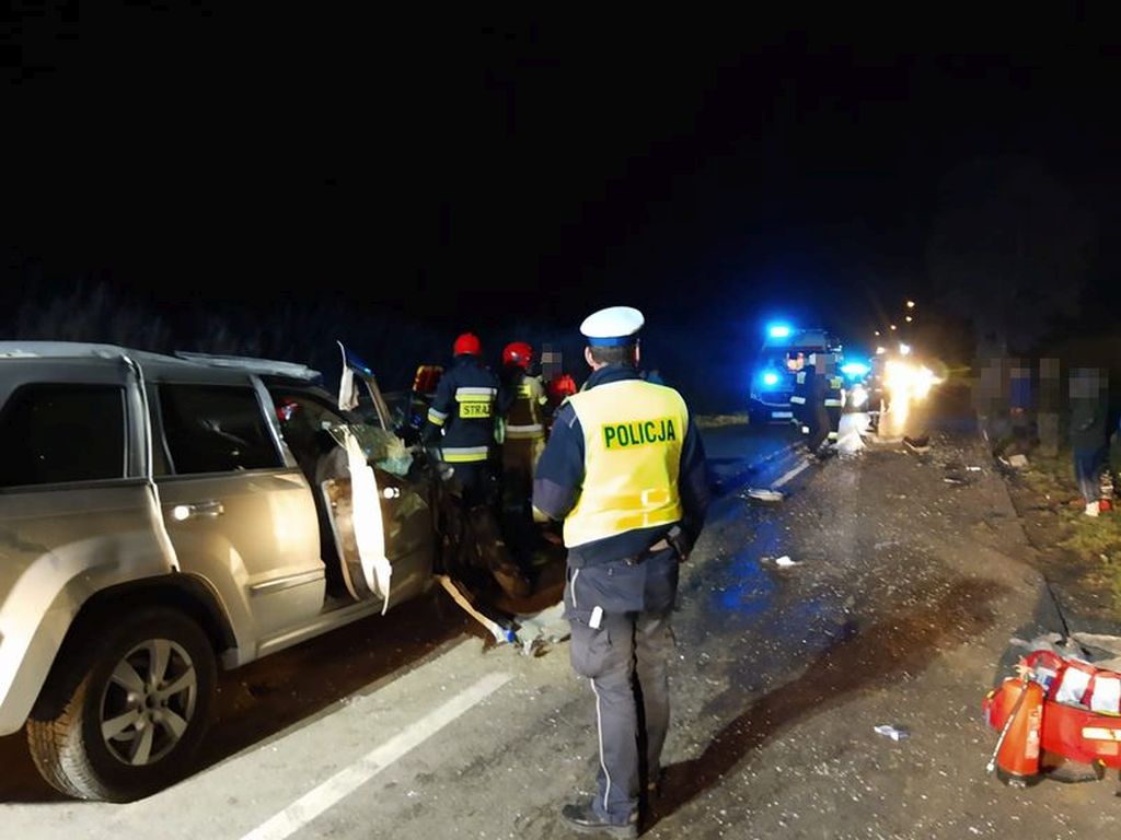 wypadki z udziałem ciągników rolniczych, wypadki na drogach, trasa Puck-Połczyno, powiat braniewski