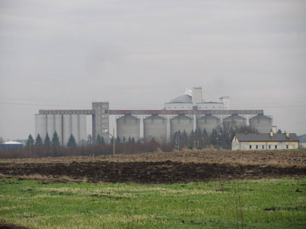 Cukrownia Webkowice, silosy, pole