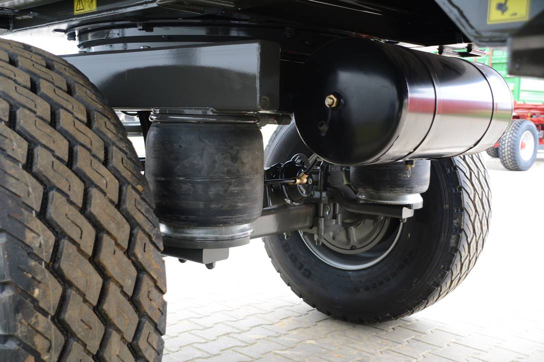 Przyczepy Metaltechu z zawieszeniem pnumatycznym