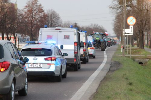 strajk rolników, protest rolników, agrounia, policja