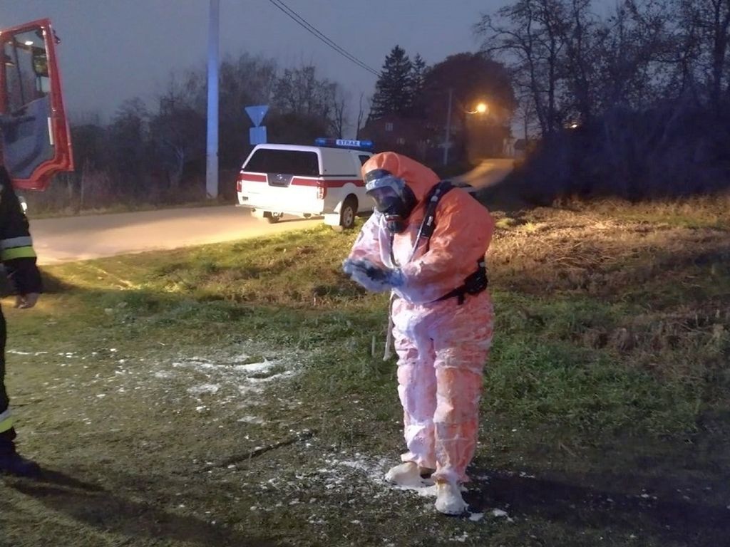 skażenie w stodole, Trębanów, Barbara Majdak, środek do zwalczania owadów