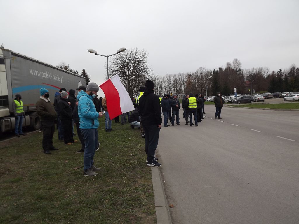 protest w Werbkowicach, Cukrownia Werbkowice, badanie zwartości cukru, KSC, protest plantatorów buraka cukrowego