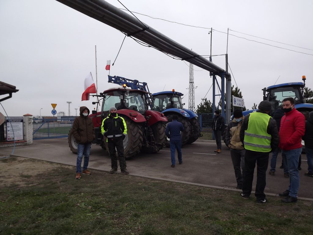 protest w Werbkowicach, Cukrownia Werbkowice, badanie zwartości cukru, KSC, protest plantatorów buraka cukrowego