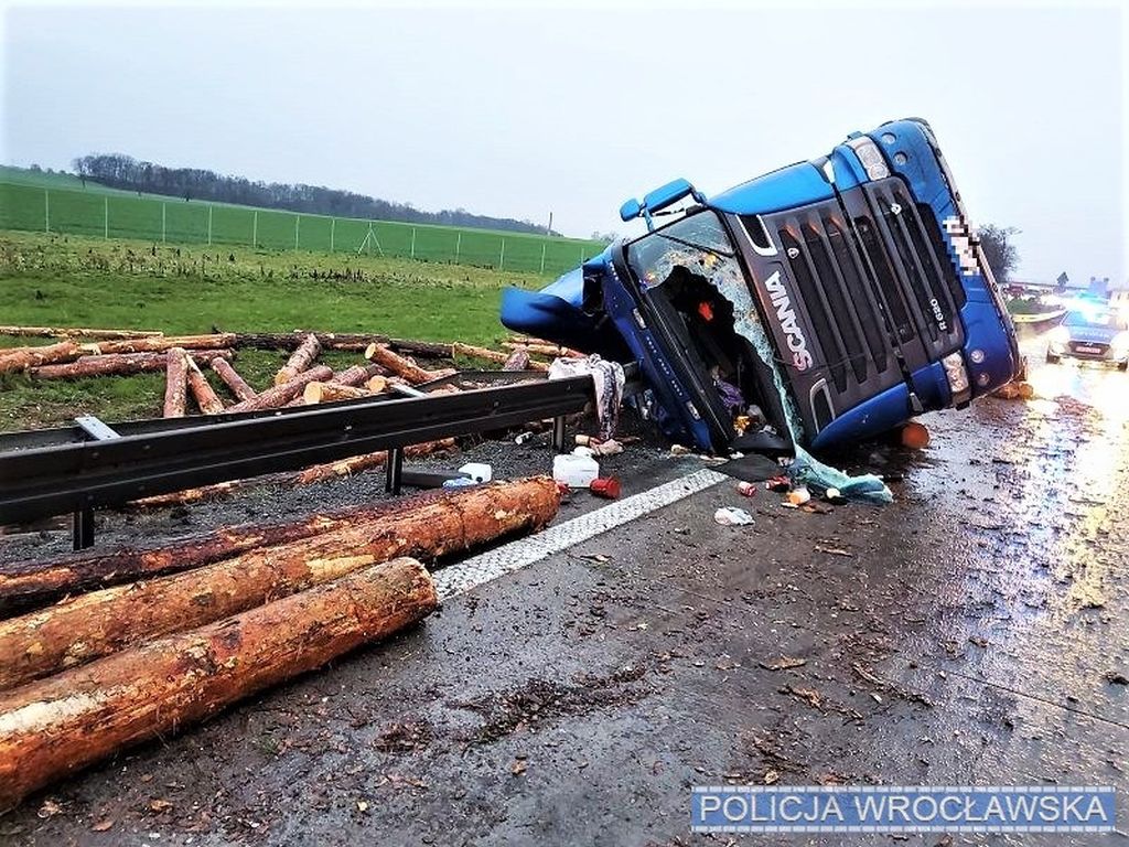 autostrada a4, transport drewna, Łukasz Dutkowiak