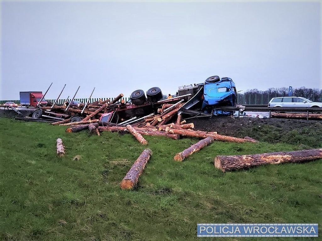 autostrada a4, transport drewna, Łukasz Dutkowiak