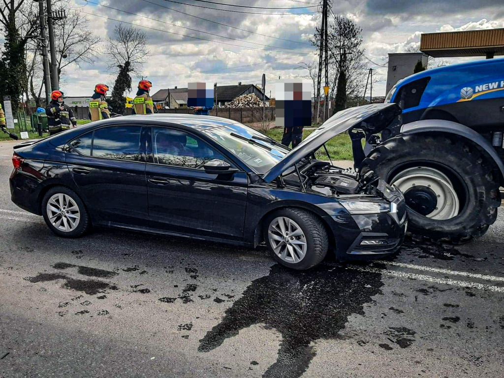 wypadki z udziałem ciągników rolniczych, wypadki na drogach, Zamęcin, powiat choszczeński