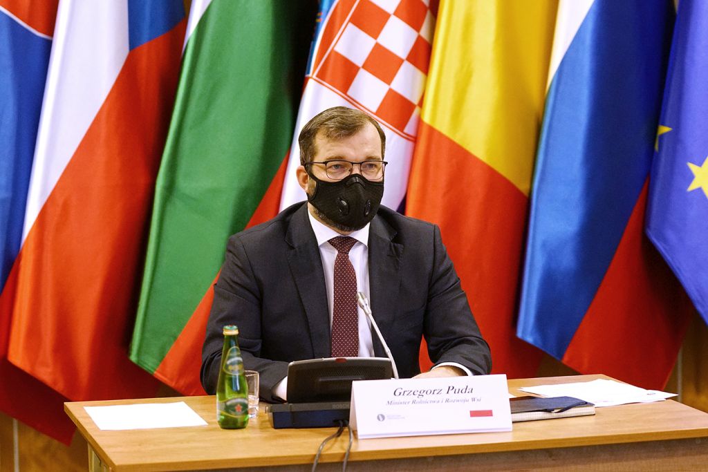 Grzegorz Puda, strategia od pola do stołu, grupa Wyszehradzka