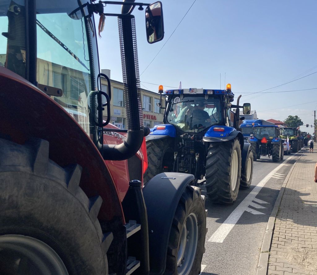 protesty rolników, blokada Helu, agrounia, walka z asf w Polsce, Srock
