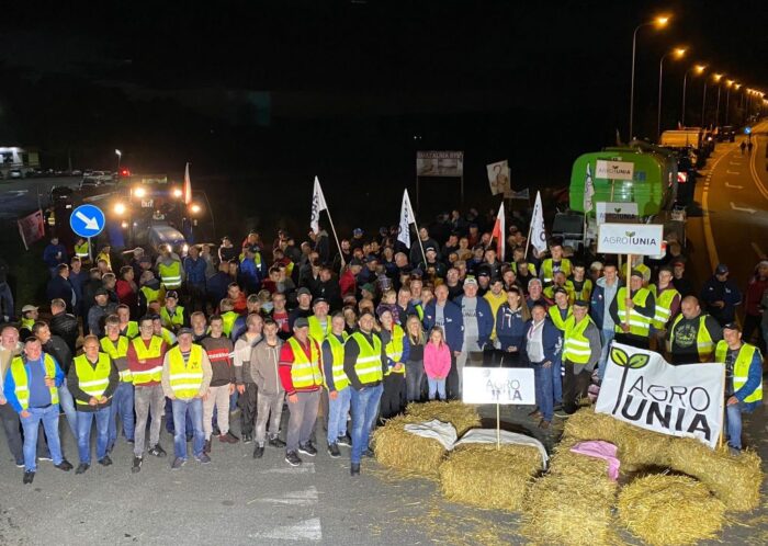 protesty rolników, blokada dróg, agrounia, Michał Kołodziejczak