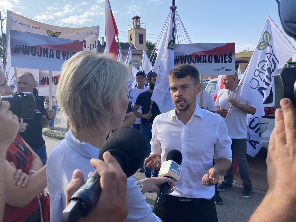 protesty rolników, blokada dróg, agrounia, Michał Kołodziejczak, Rękoraj