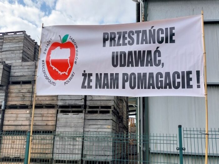 protest sadowników, Związek Sadowników RP, cena skupu jabłek