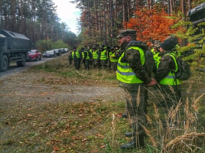 poszukiwania padłych dzików, walka z ASF w Polsce, Nadleśnictwo Mielec